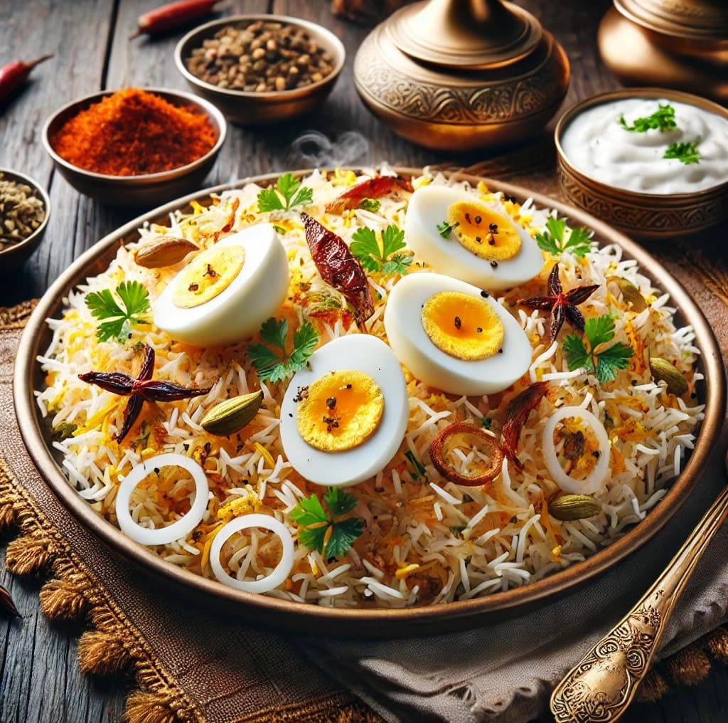 Homemade Egg Biryani Recipe 2025