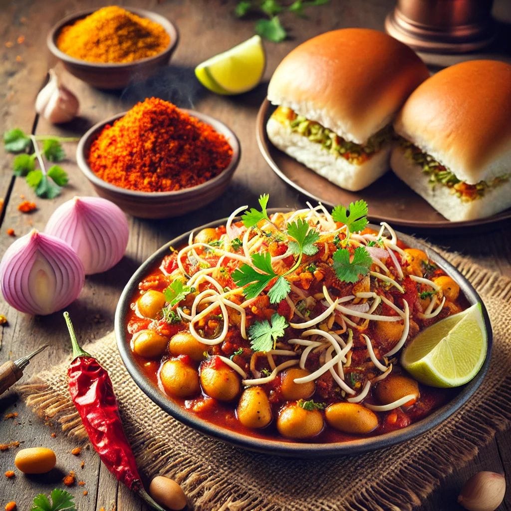 Misal Pav ( mumbai street food )