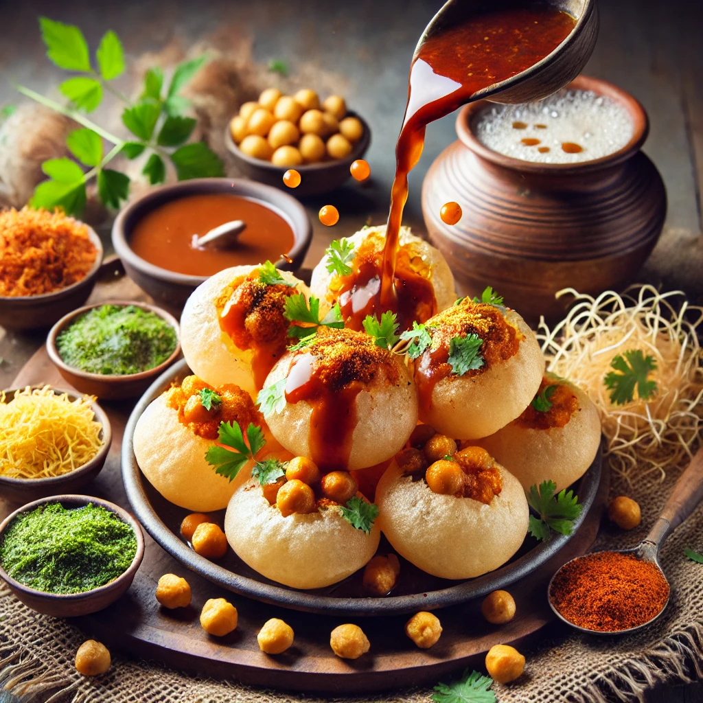 pani puri (mumbai street food)